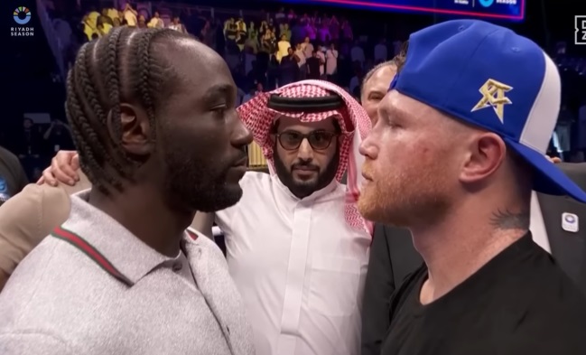 Canelo vs Crawford face off