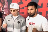 Naoya Inoue vs Ramon Cardenas face off