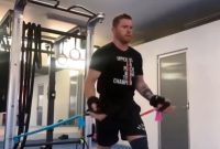 saul alvarez training
